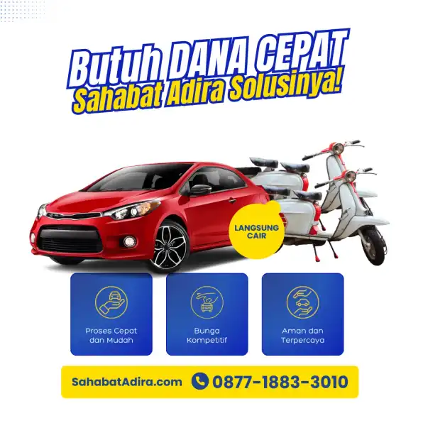 0877-1883-3010, Gadai BPKB Motor Tanpa Survey di Bekasi