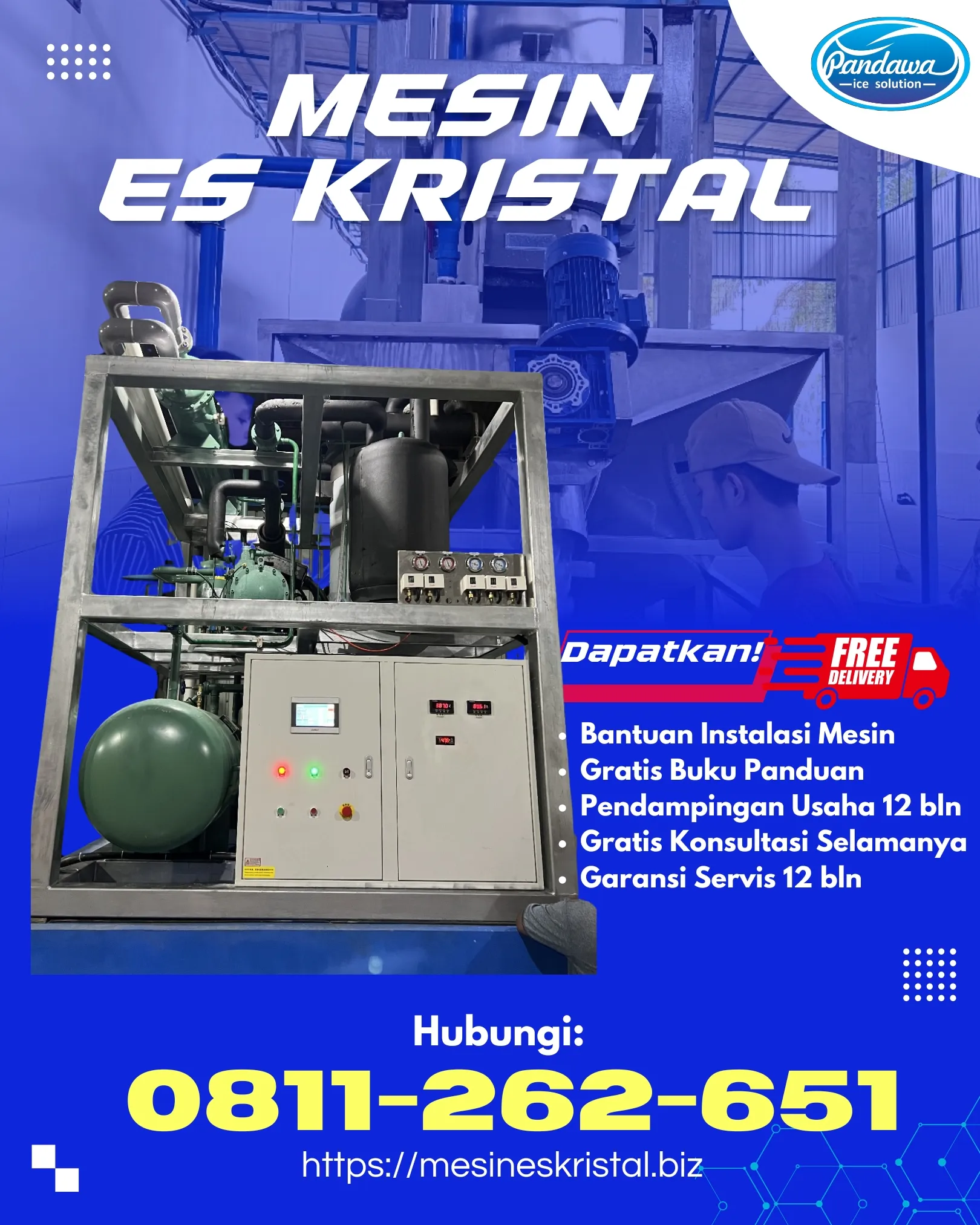 HARGA MESIN  ES KRISTAL, BUTON, SULTRA