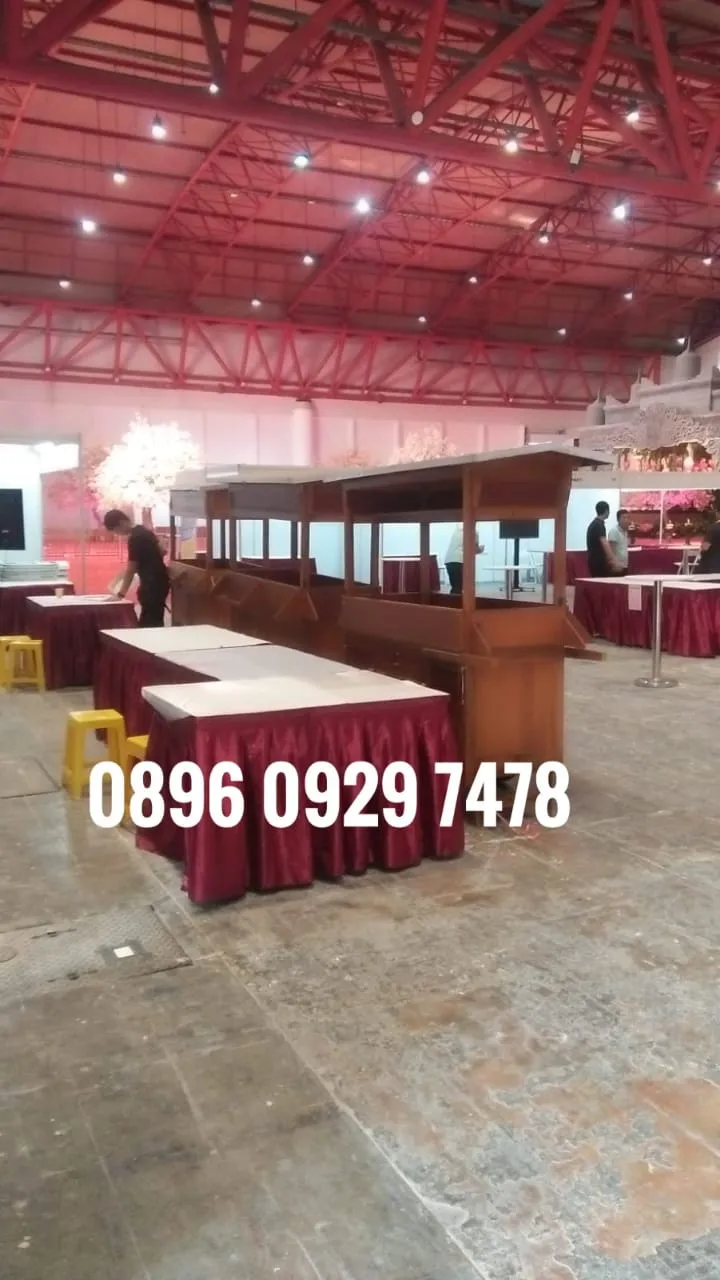 sewa gerobak kayu event jakarta