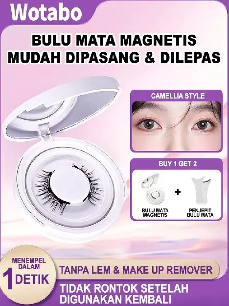 Magnetic Eyelash Bulumata Magnet Tanpa Lem Series Bulu Mata Eyelash Extention Korea Natural Fake