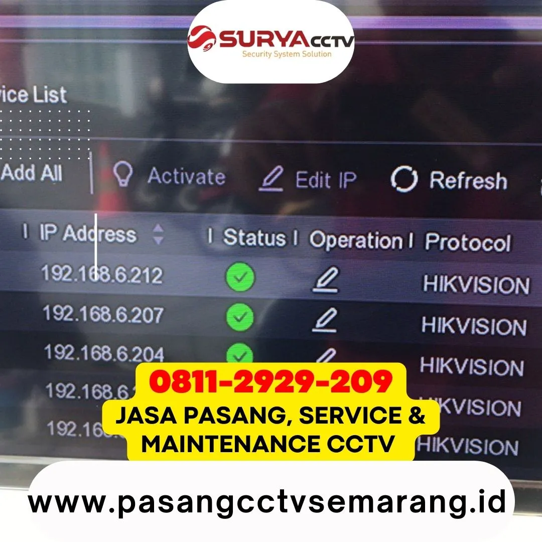 Biaya Pasang CCTV Semarang pasangcctvsemarang.id 0811*2929*209