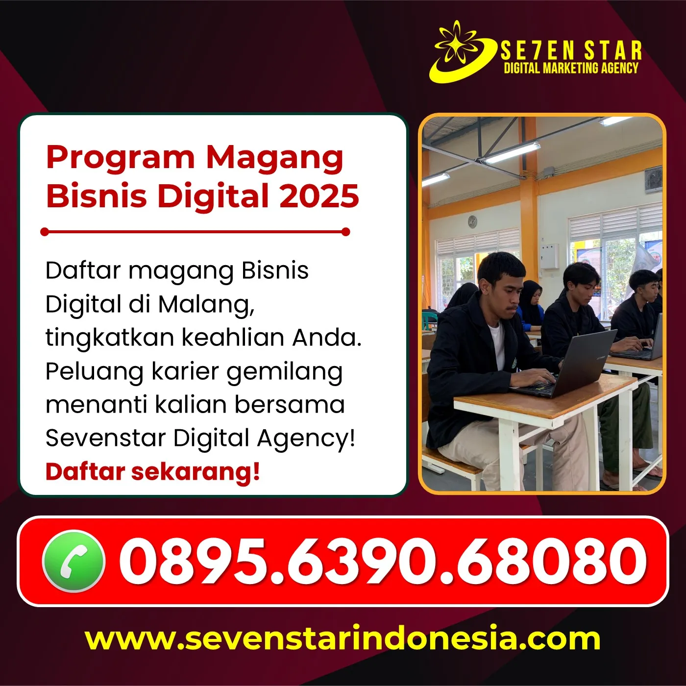 WA. 0895-6390-68080 Lowongan Prakerin Bisnis Digital di Malang