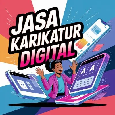 Lucu dan Keren Promo Karikatur Digital Pop Art Untuk Mahasiswa Di Semarang Semesta Digital Multimedia