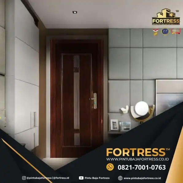 UNGGUL..!! WA 0821 7001 0763 (FORTRESS) Pintu Plat Minimalis Motif Kayu Di Cirebon