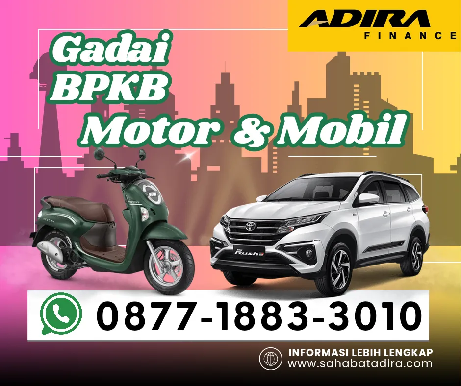 0877-1883-3010, Gadai BPKB Adira Cimanggis