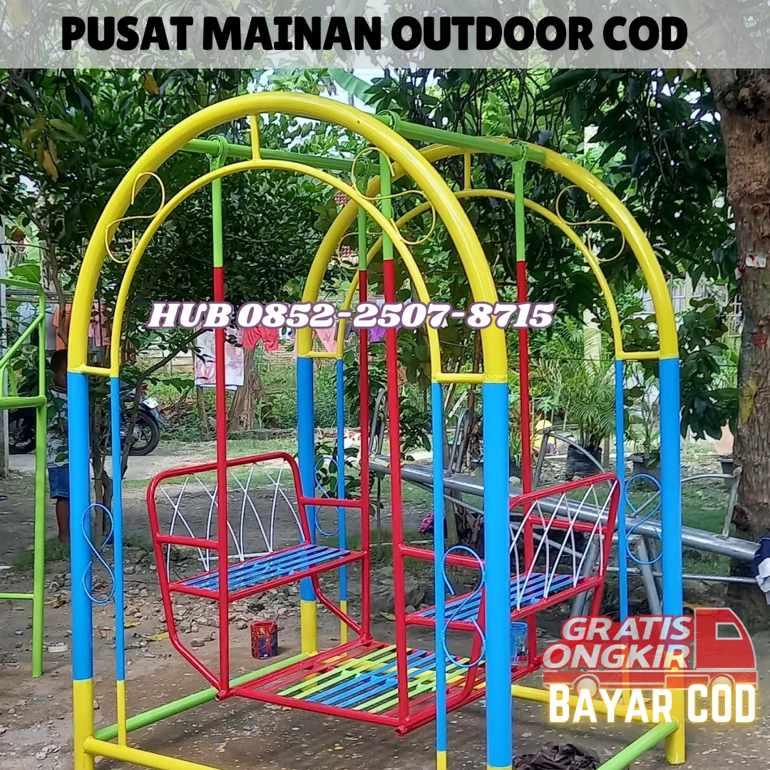 Inspirasi ayunan besi pakai atap Cocok Untuk Taman Rumah Kekinian Kec Mojoanyar Mojokerto