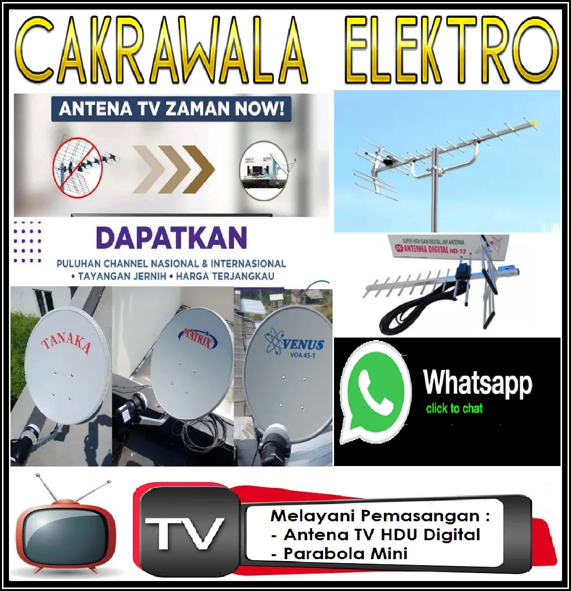 Toko Ahli Service Antena TV Kossan & Pasang Baru Antena TV Digital Di Serpong Utara ^ Tangerang Selatan