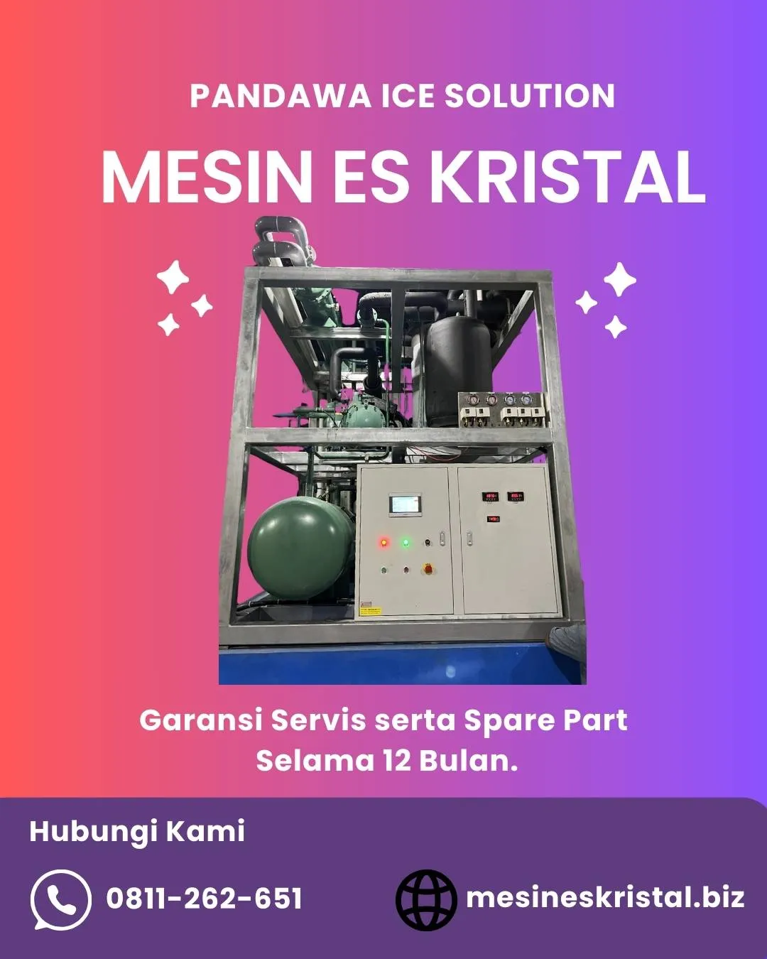 HARGA MESIN PEMBUAT ES BATU, WAKATOBI, SULTRA