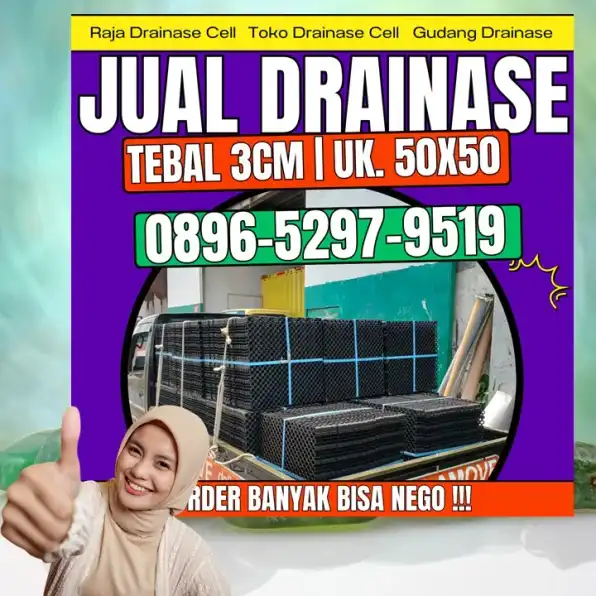 0896-5297-9519 (Bu Diana), Gudang Drainage Cell Padang Rao