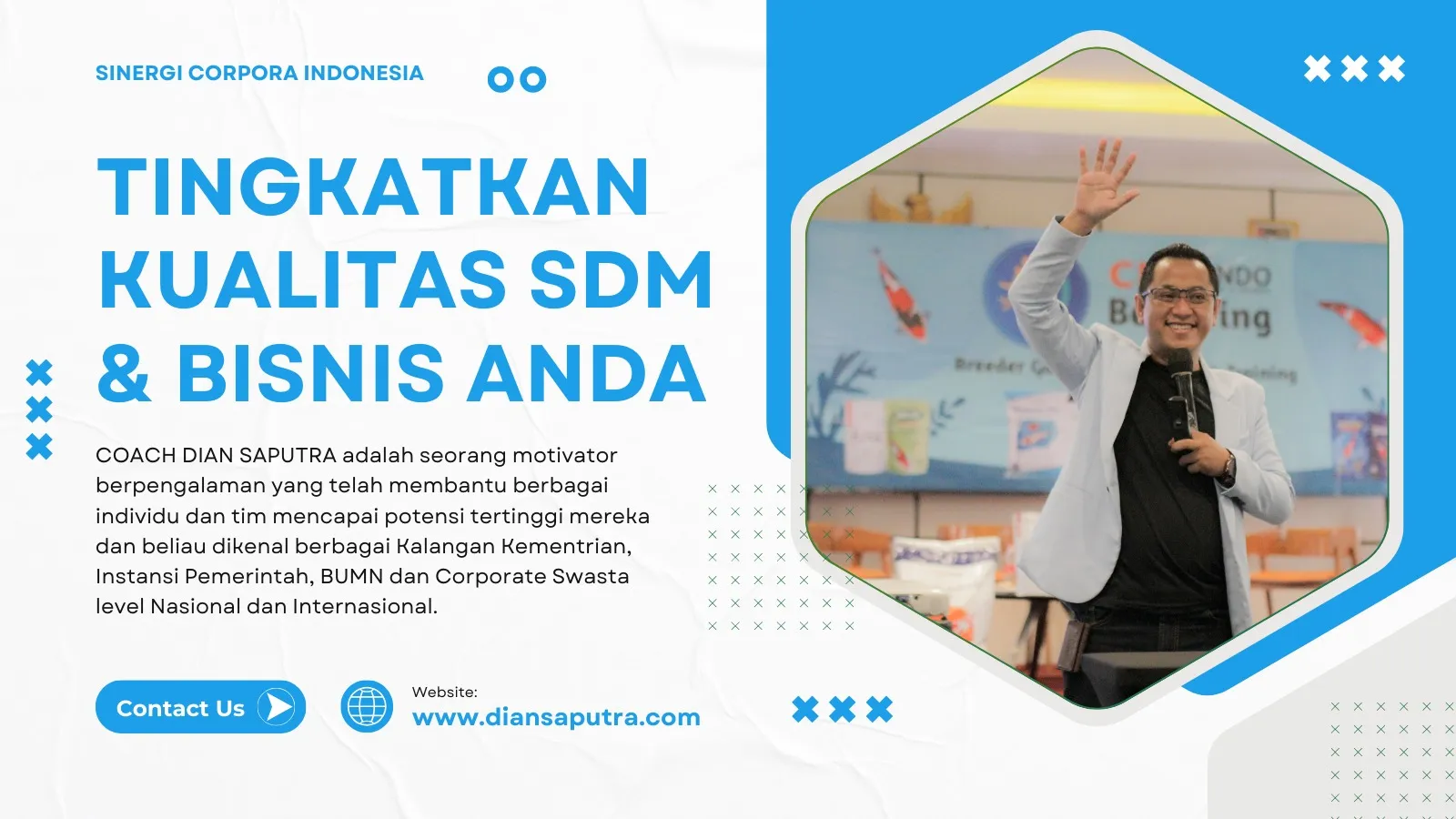 Jasa Motivator Surabaya, Terpercaya & Solutif, Dian Saputra