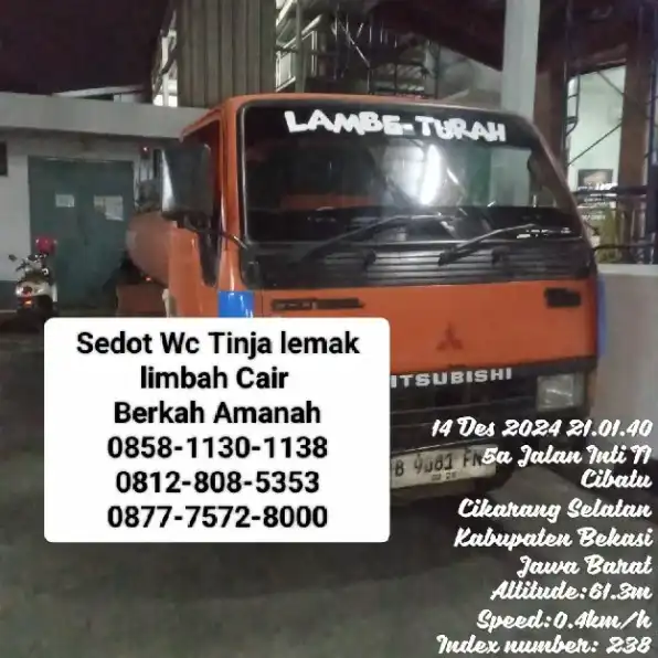 Berkah Amanah 0877-7572-8000 Sedot WC Bekasi Kota