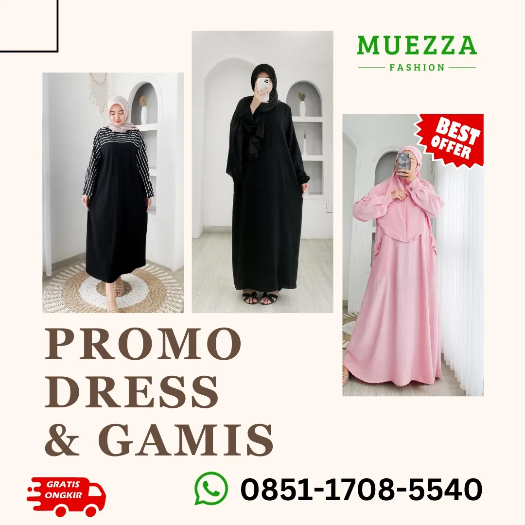 ANTI GERAH Agen Dress Bahan Linen Untuk Keluarga Aceh Utara Pekanbaru Muezza Fashion