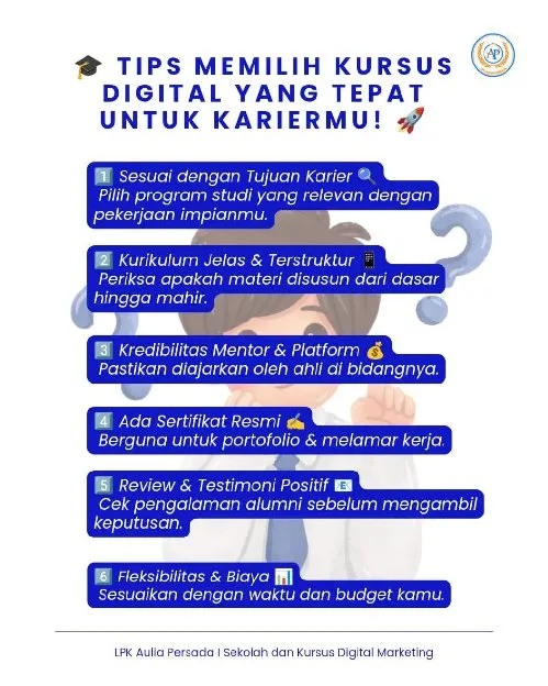 Aulia Persada,Privat Digital Marketing Bersertifikat Semarang