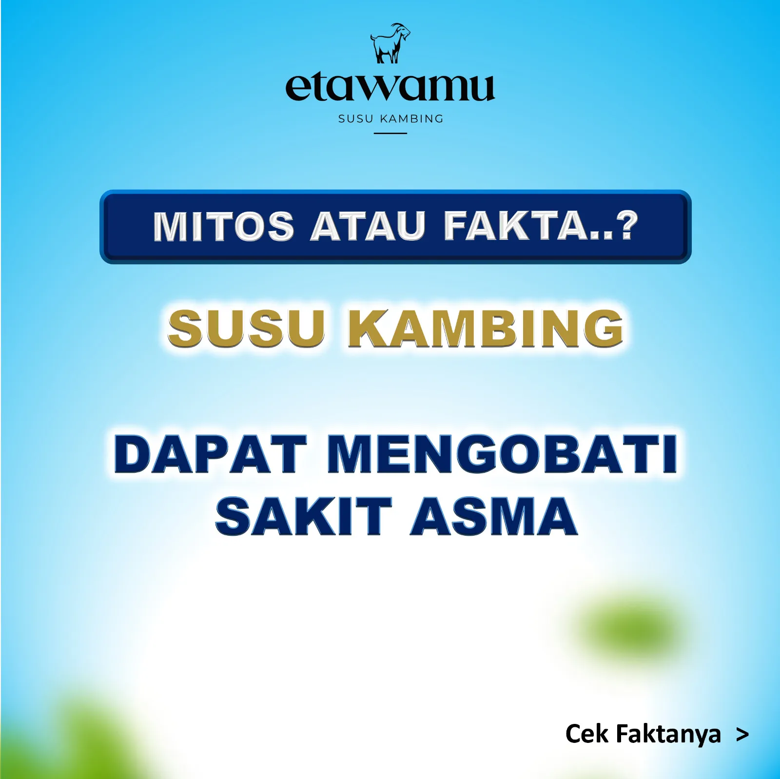 Susu Kambing Untuk Anak Pacitan,BPOM & MENYEHATKAN