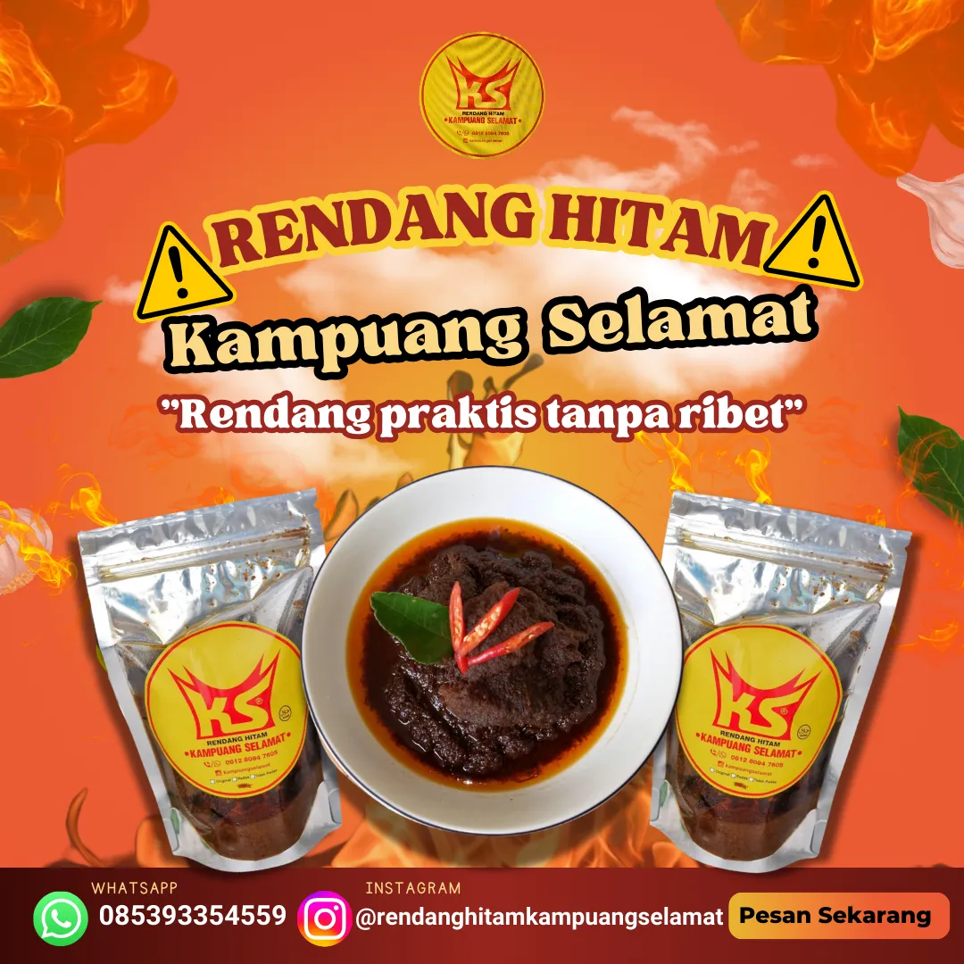 Rendang Terenak Bisa COD Pati, Jual Rendang 1 Kg Makassar