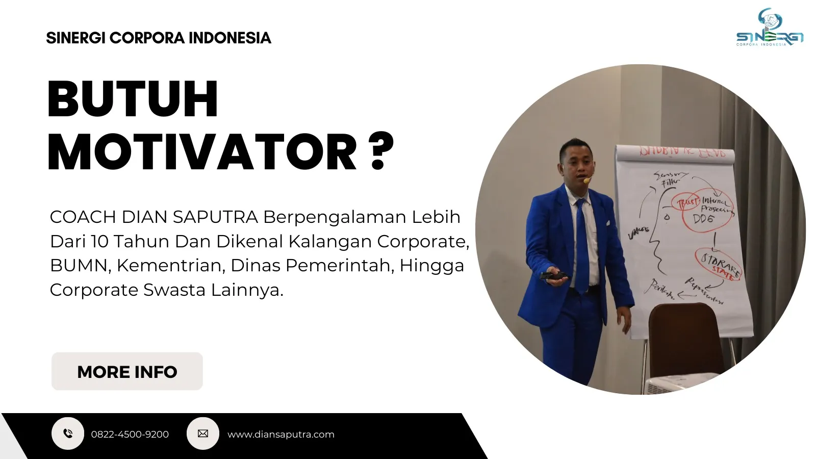 Pembicara Motivator Boyolali, Terpercaya & Solutif, Dian Saputra