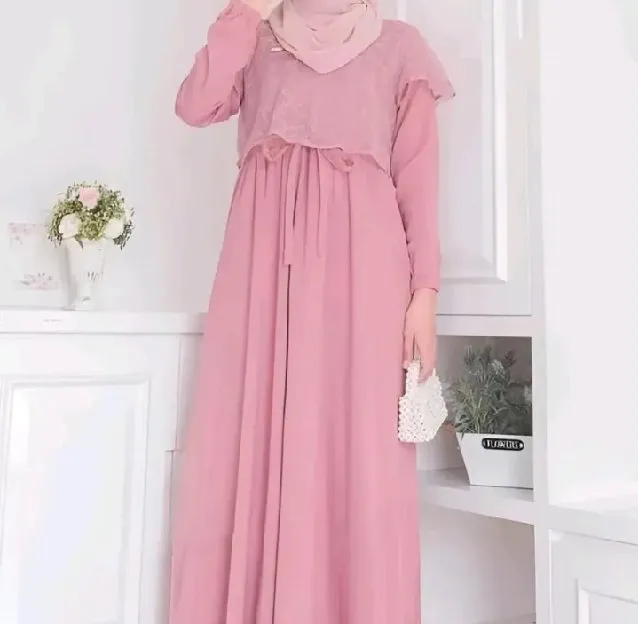 Gamis Wanita Model Brukat