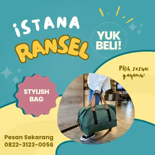 Inovatif 0822-3123-0056 Harga Ransel Wanita Ransel Laptop Olahraga Jayapura Medan ISTANA RANSEL