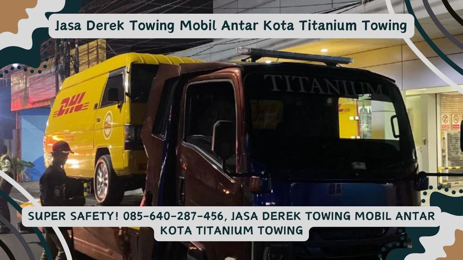 Derek Cepat! Jasa Derek Towing Mobil Antar Kota Titanium Towing