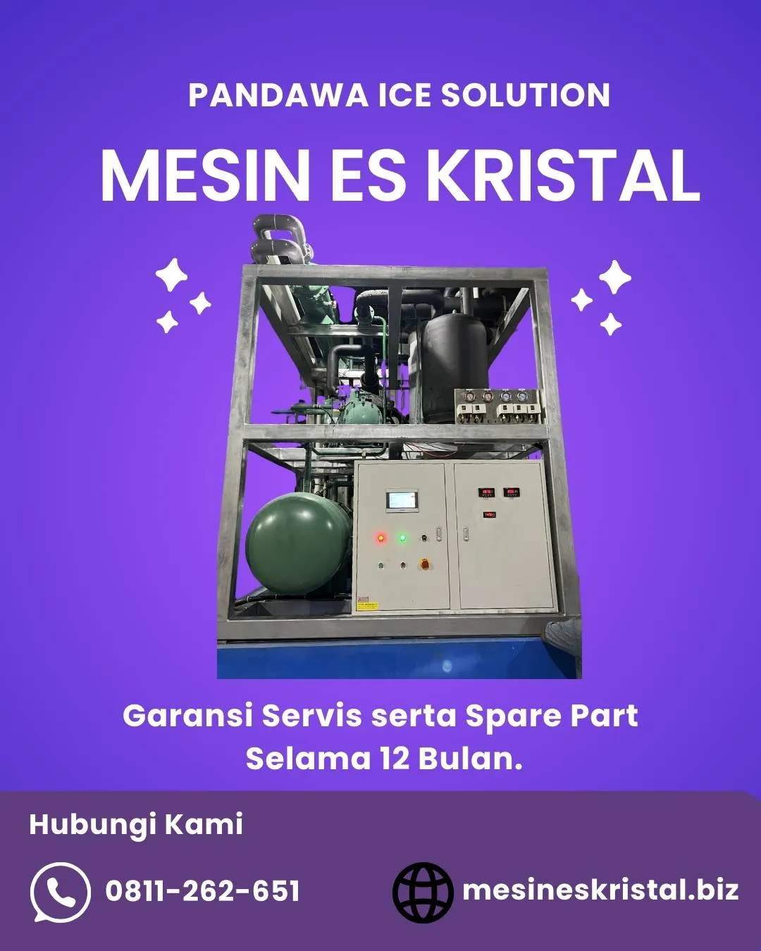 HARGA MESIN PEMBUAT ES BATU, BOMBANA, SULTRA