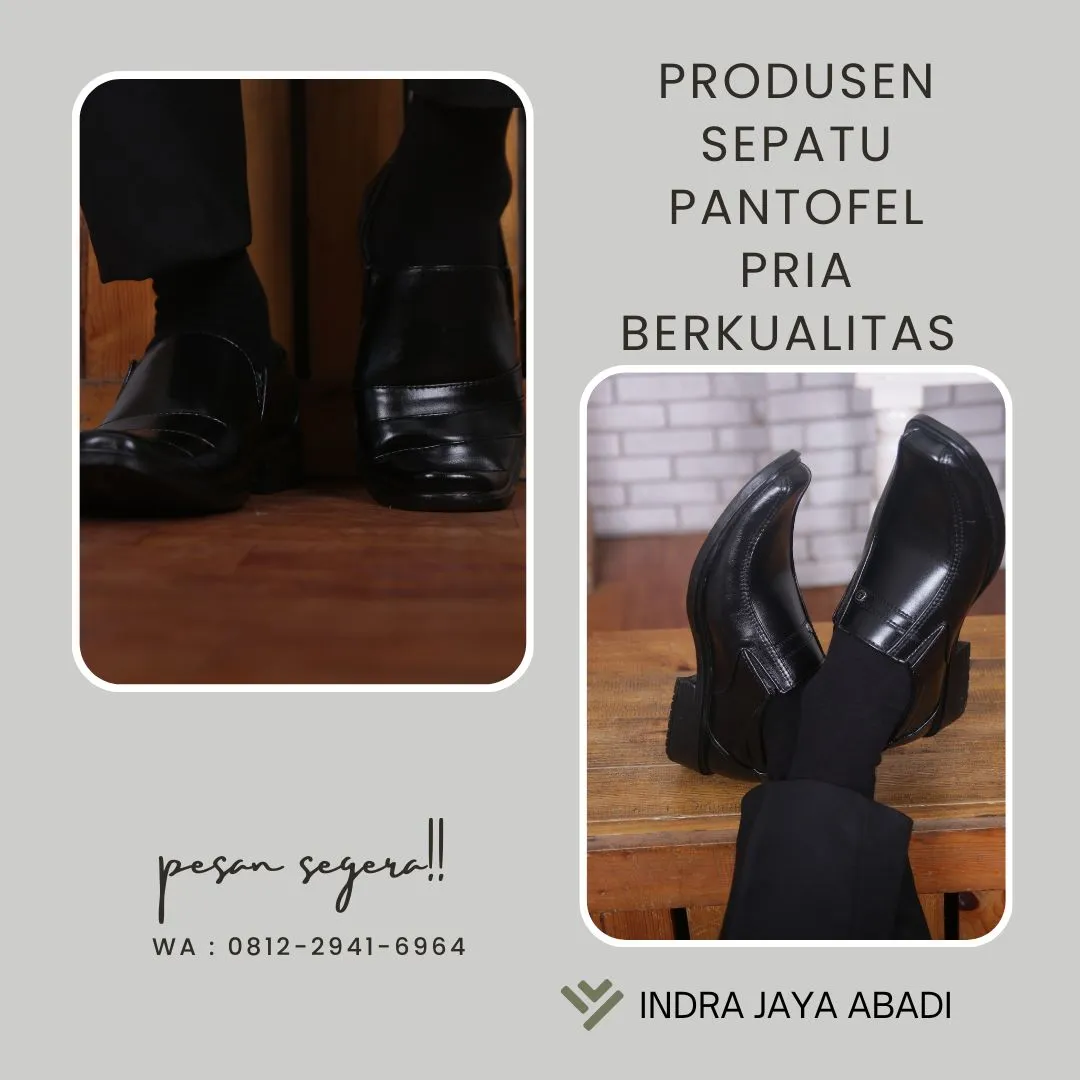 Produksi Sepatu Pantofel Pria Berkualitas Bengkulu Utara, Bengkulu