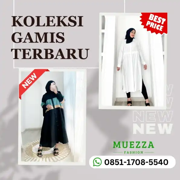 TERJANGKAU Reseller Gamis Motif Untuk Traveling Sabang Pontianak Muezza Fashion