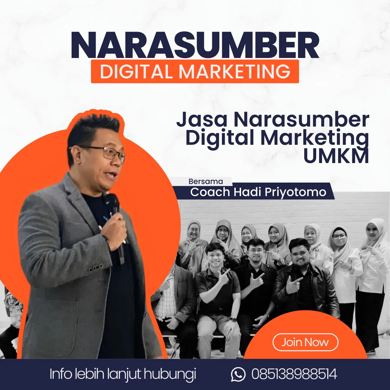 Instruktur Pemasaran Digital Banyu Asin Profesional & Lucu !!! (𝐖𝐀 : 𝟎𝟖𝟓𝟏-𝟑𝟖𝟗𝟖-𝟖𝟓𝟏𝟒)