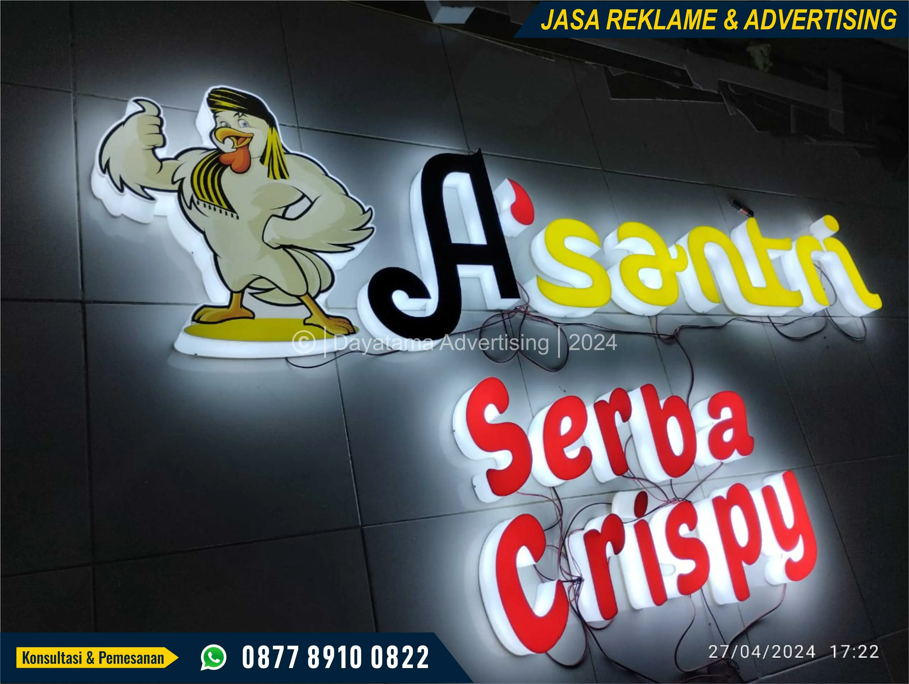 Signboard Huruf Timbul dan Papan Nama Akrilik Dayatama Advertising