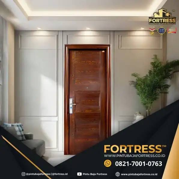 TERBAIK..!! WA 0821 7001 0763 (FORTRESS) Pintu Motif Kayu Kupu Tarung Di Melawi