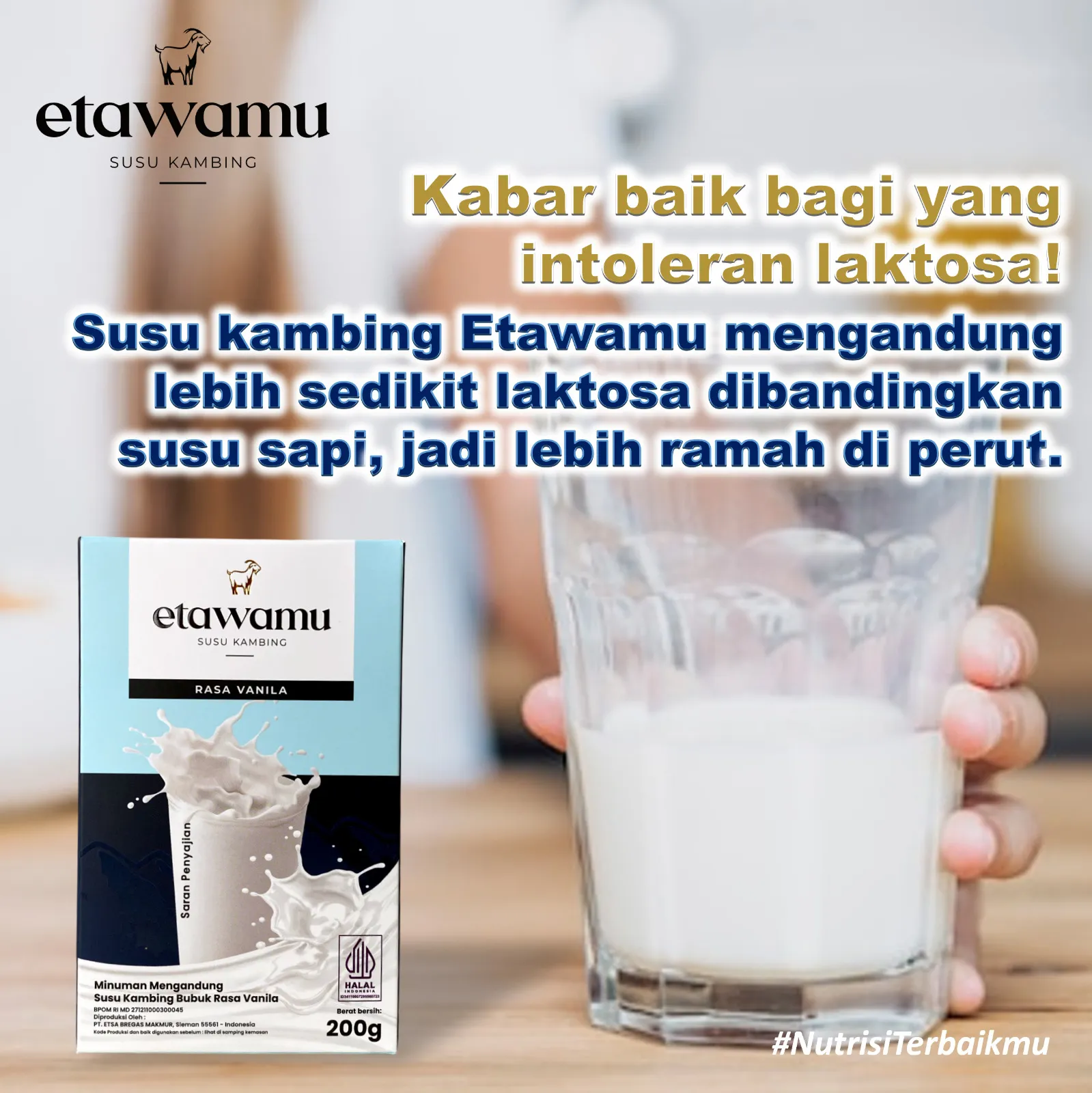 Susu Kambing Untuk Anak Bangkalan,BPOM & MENYEHATKAN