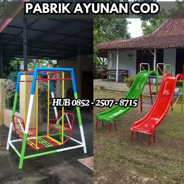 Hub 0852-2507-8715 TERPECAYA !! ayunan besi bulat Dan mainan outdoor untuk tk Kec Grobogan Grobogan Bayar COD Free Ongkir