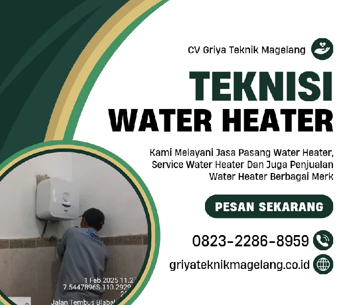 Pasang Water Heater Sleman