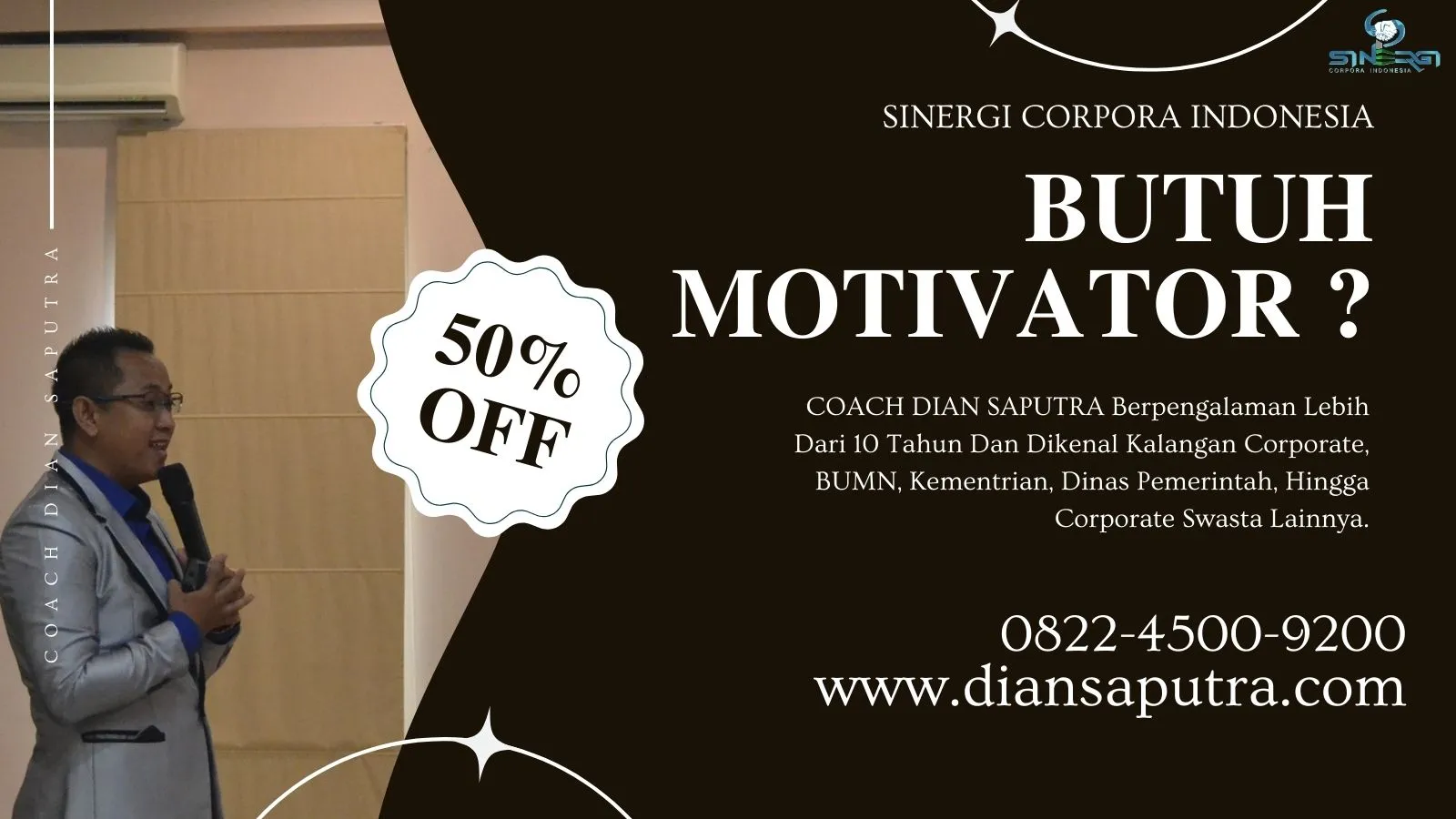 Trainer Marketing Aceh, Terpercaya & Solutif, Dian Saputra