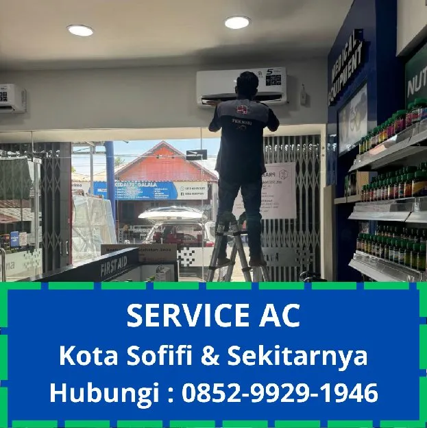 Jasa Isi Freon & Service AC Sofifi 0852  9929  1946