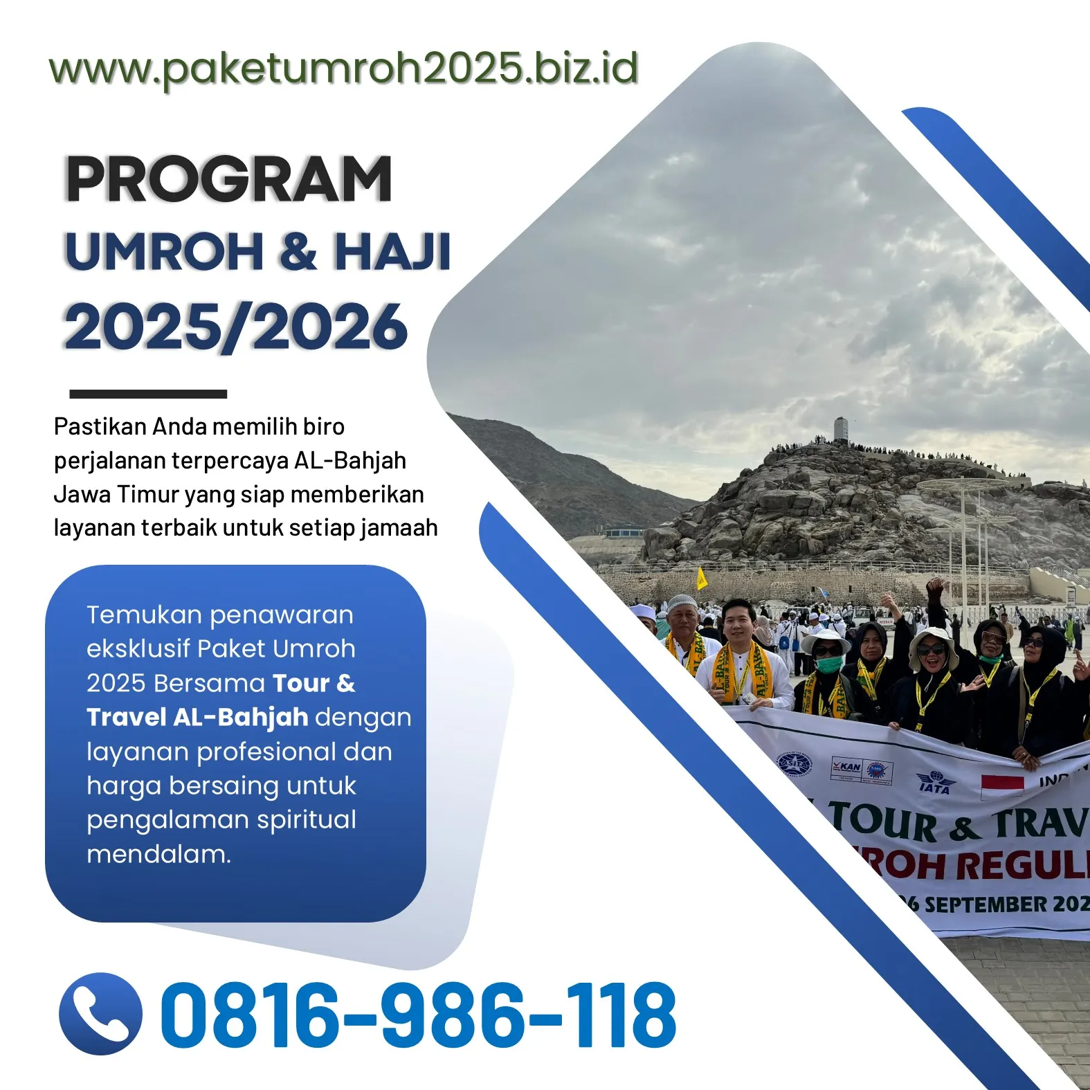 Travel Umroh Akhir Tahun 2025 Pagak Malang Bersama AL Bahjah