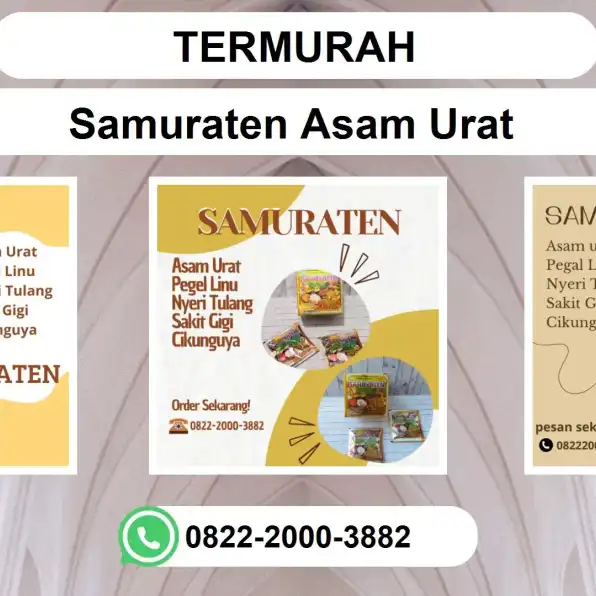 TERMURAH, 0822-2000-3882 DISTRIBUTOR Samuraten Asam urat Garut