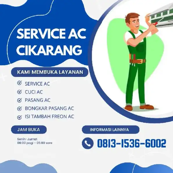 Service AC Ciantra Cikarang Selatan 0813-1536-6002