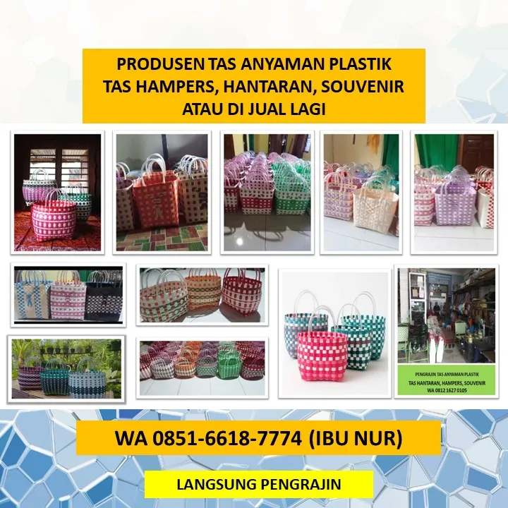 Grosir Tas Anyaman Plastik di Aceh Barat, Toko Tas Anyaman Plastik Blitar Badung