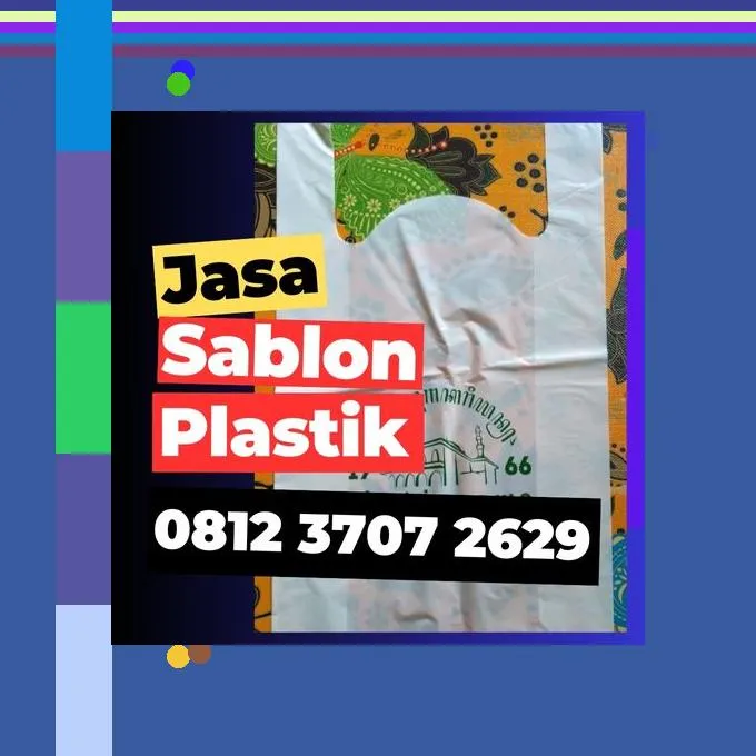 Jasa Sablon Plastik Kresek di Pandeglang