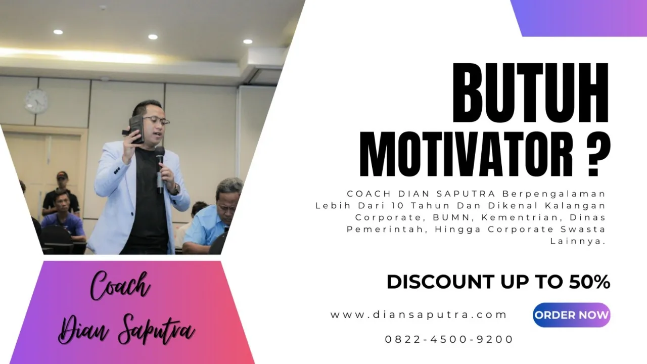 Motivator Palu, Terpercaya & Solutif, Dian Saputra