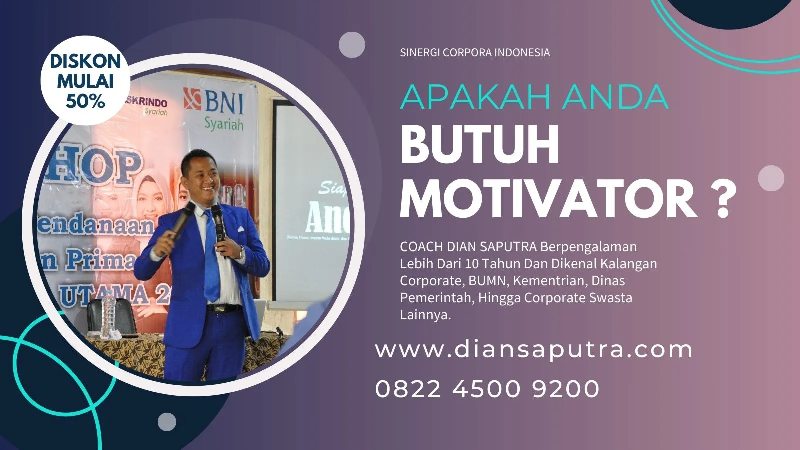 Trainer Marketing Balikpapan, Terpercaya & Solutif, Dian Saputra