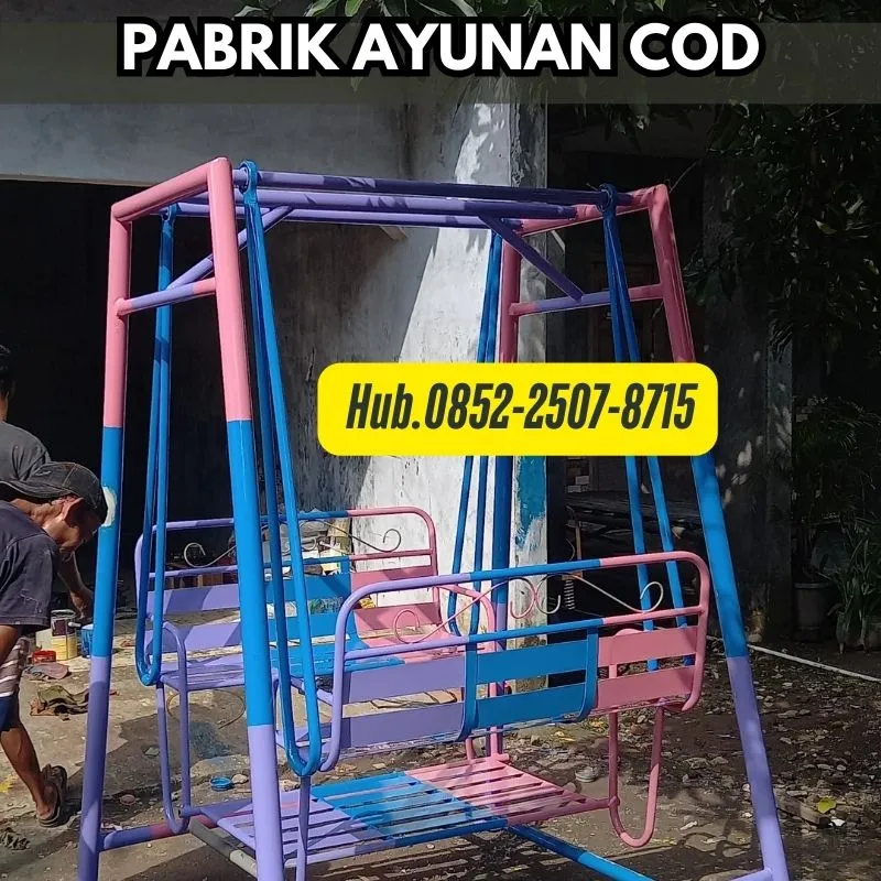 Hub 0852-2507-8715 CUKUP SHARE LOCK !! ayunan besi sederhana Dan Perosotan Custom Kec Pagaden Subang Bayar COD Free Ongkir