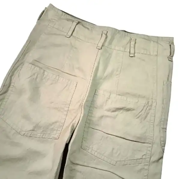 Baggy Pants 4 Big Pocket • Cream Khakis