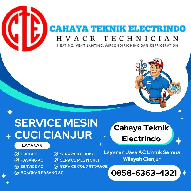 Jasa Service Mesin Cuci di Cianjur – Teknisi Handal & Cepat  0858  6363  4321