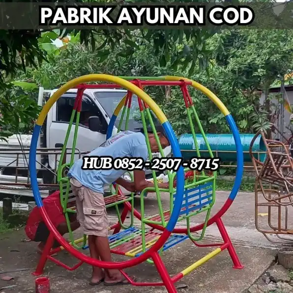 Hub 0852-2507-8715 DIJAMIN AMAN ! ayunan besi bulat besar Dan mainan playground Kec Jenawi Karanganyar Bayar COD Free Ongkir