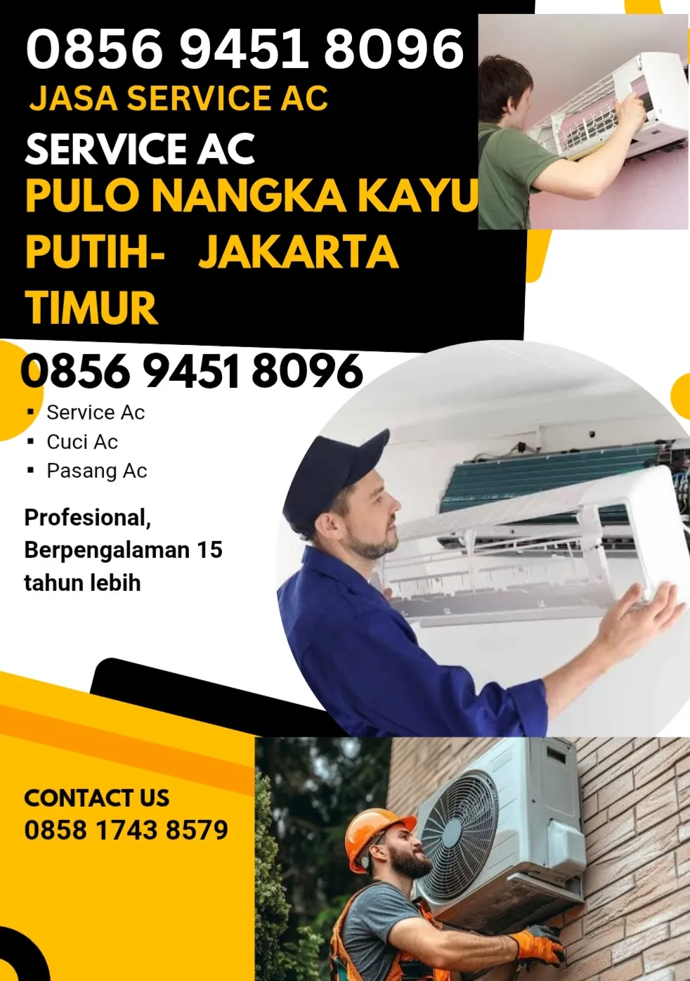 Service Ac Pulo Nangka Kayu Putih Jakarta Timur 0858 1743 8579
