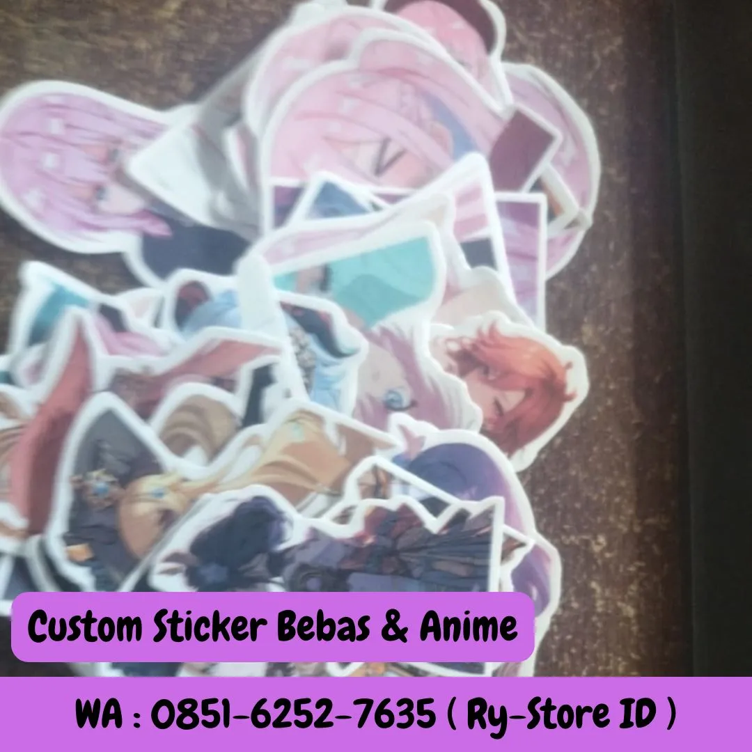 WA 085I-6252-7635 ( Ry-Store ID ), Sticker Anime Custom Kab Indramayu