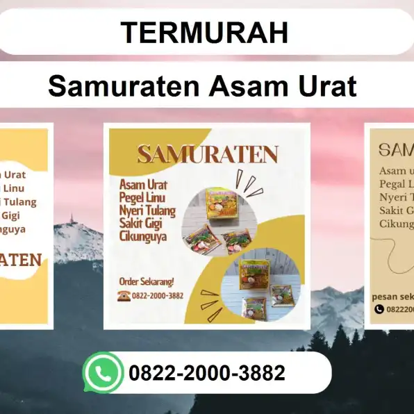 TERMURAH, 0822-2000-3882 DISTRIBUTOR Samuraten Asam urat Sumedang