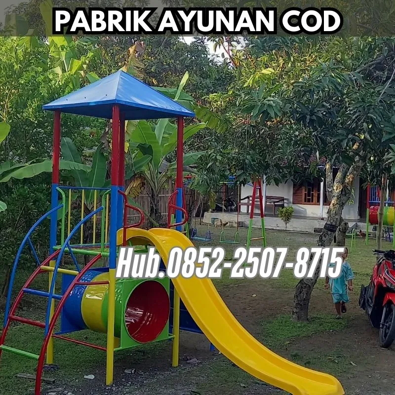 Hub 0852-2507-8715 TERPECAYA !! ayunan besi bulat Dan mainan outdoor untuk tk Kec Comal Pemalang Bayar COD Free Ongkir