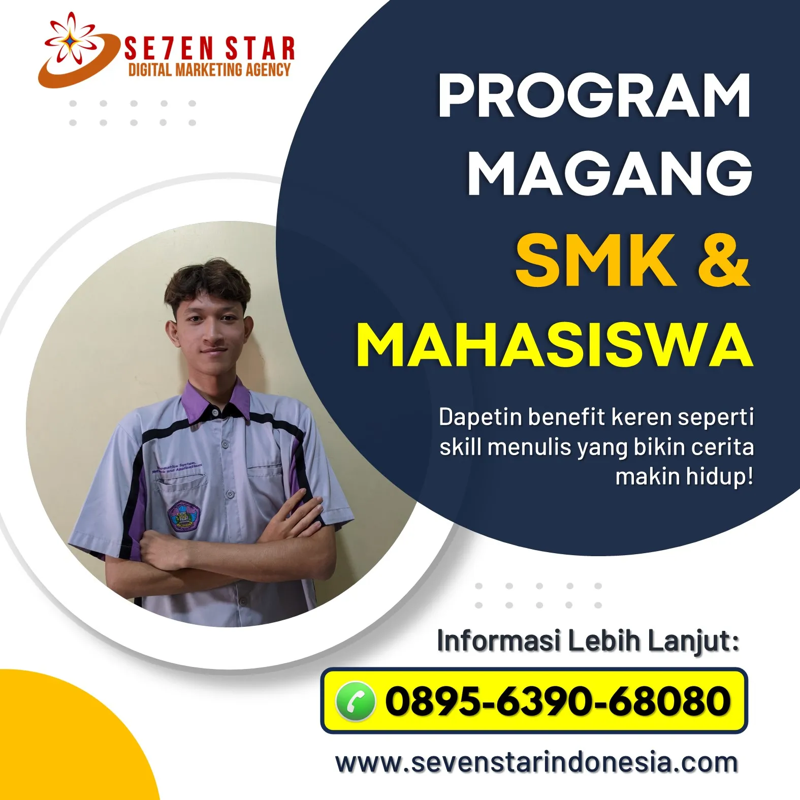 WA 0895639068080, Lokasi Magang Mahasiswa DKV UNMER Malang